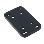 Platine à visser pour poteau aluminium Flex