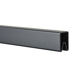 Profil de finition pour clôture aluminium pleine Flex
