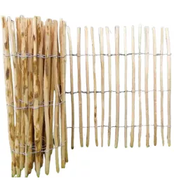 Hazel Wood Garden Fence Panel - 5 Meter Pack (Set of 5)