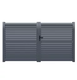 Portail ALU Arles largeur 3m00 ou 3m50 - Ht 1m70 - Gris Anthracite RAL 7016 – Design Moderne et Résistance