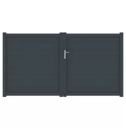 Portail aluminium battant sur mesure Cholet