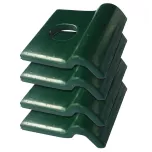 Wall Mount Bracket Set for Rigid Mesh Fence - Pack of 4