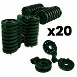 Clips de fixation Brise Vue - sachet de 20 pièces