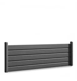 Kit Clôture aluminium Flex lames persiennes à sceller