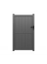 Portillon ALU Nice passage 1m - Ht 1m70 - Gris